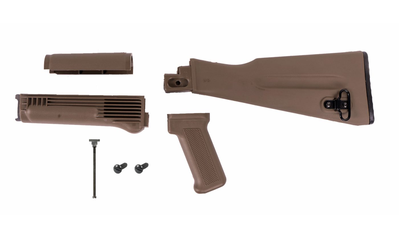 FDE Warsaw Length Stock Set for Stamped Receivers with Hardware
