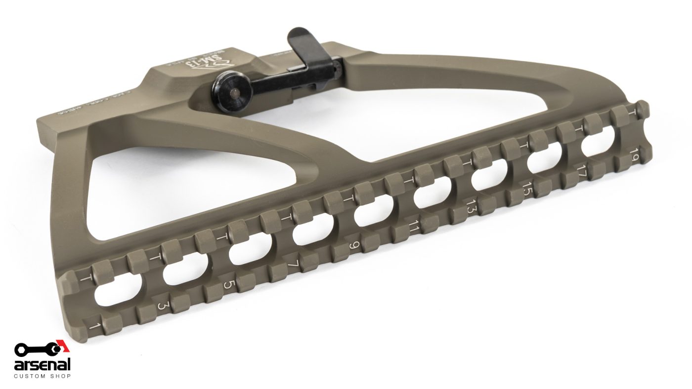 OD Green Cerakoted Scope Mount for AK Variant Rifles with Picatinny Rail