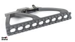 Gray Cerakoted Scope Mount for AK Variant Rifles with Picatinny Rail
