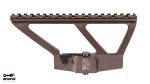 Picatinny Scope Mount with Plum Cerakote for AK Variant Rifles with Side Rail