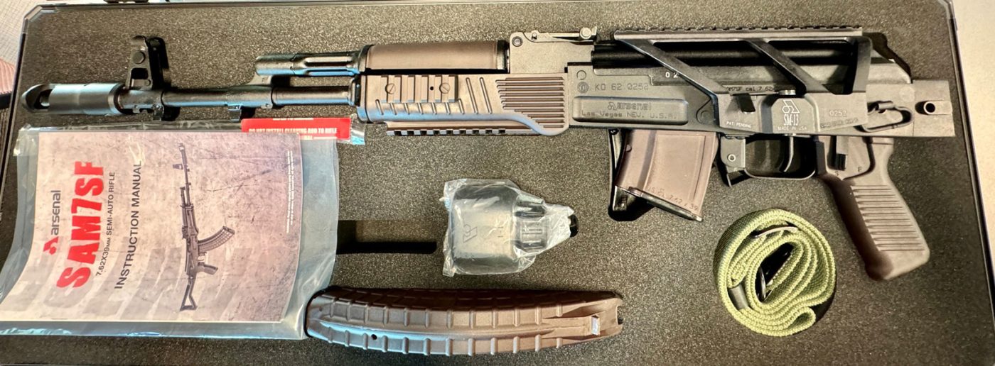 Gray Cerakoted Scope Mount for AK Variant Rifles with Picatinny Rail
