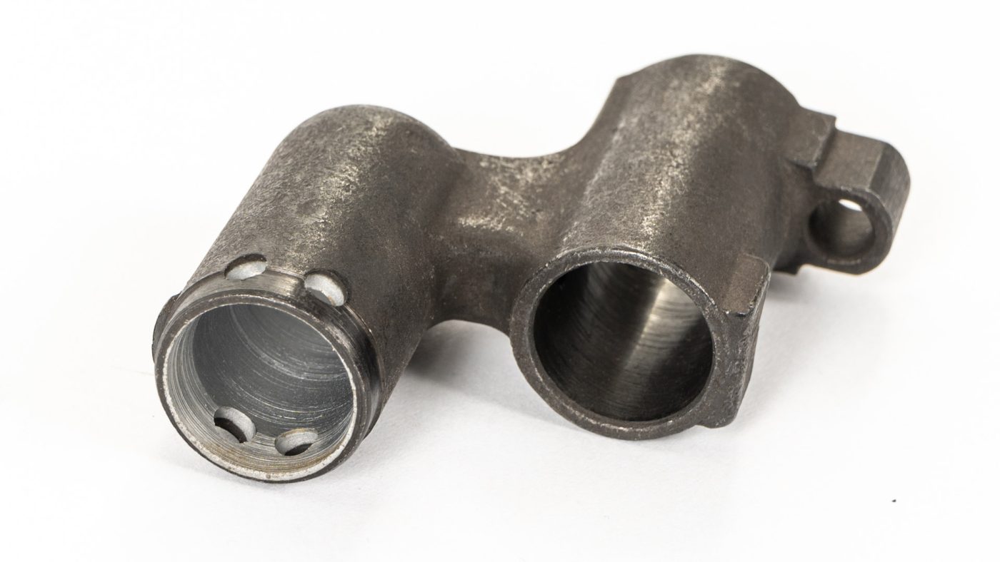Gas Block with Aperture for Cleaning Rod
