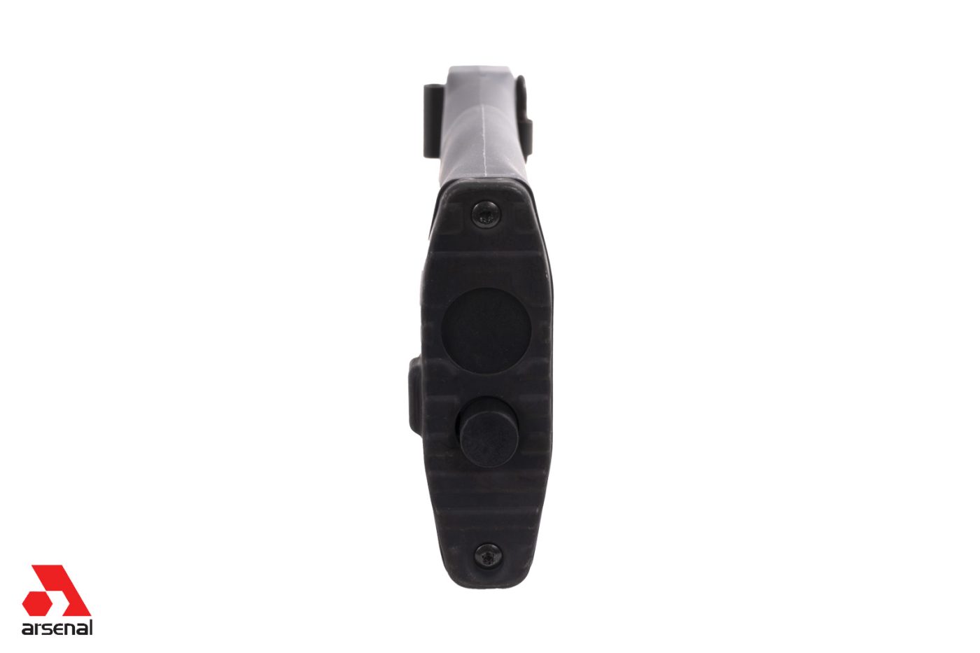 Left Side Folding Gray Buttstock Assembly for Stamped Receivers