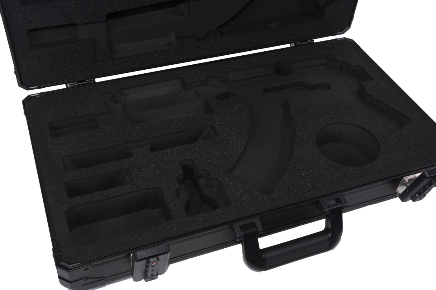SAM7K Series Pistol with PR-03 Hard Case CNC Hard Foam Liner TSA Locks