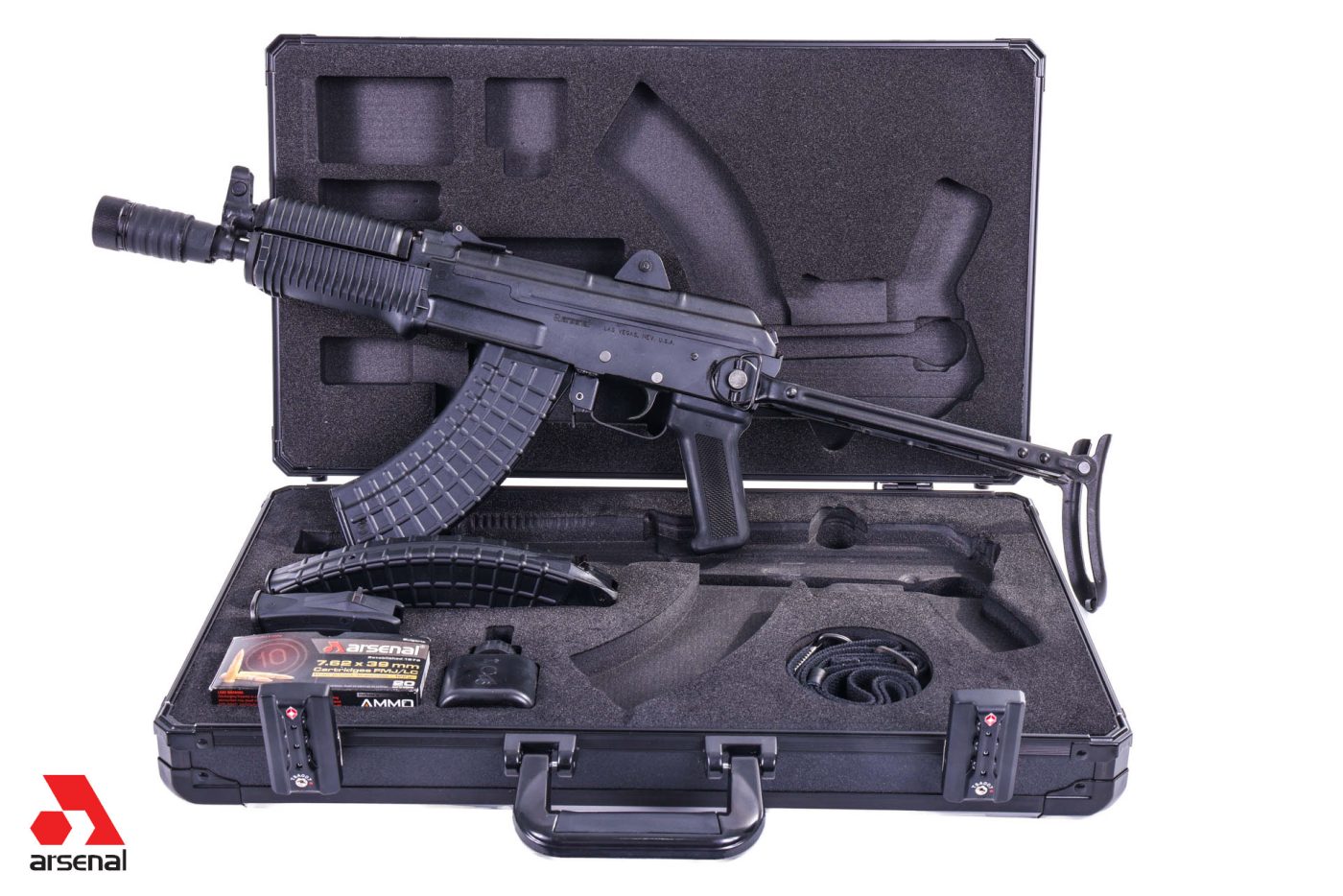 Arsenal SBR Underfolder Hard Case CNC Hard Foam Liner TSA Locks