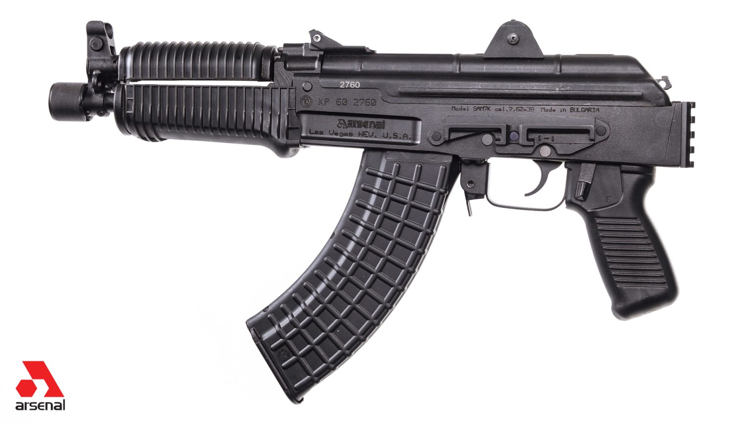 SAM7K AK Pistol 7.62x39mm US Furniture 30rd Mag Hard Case - Arsenal Inc