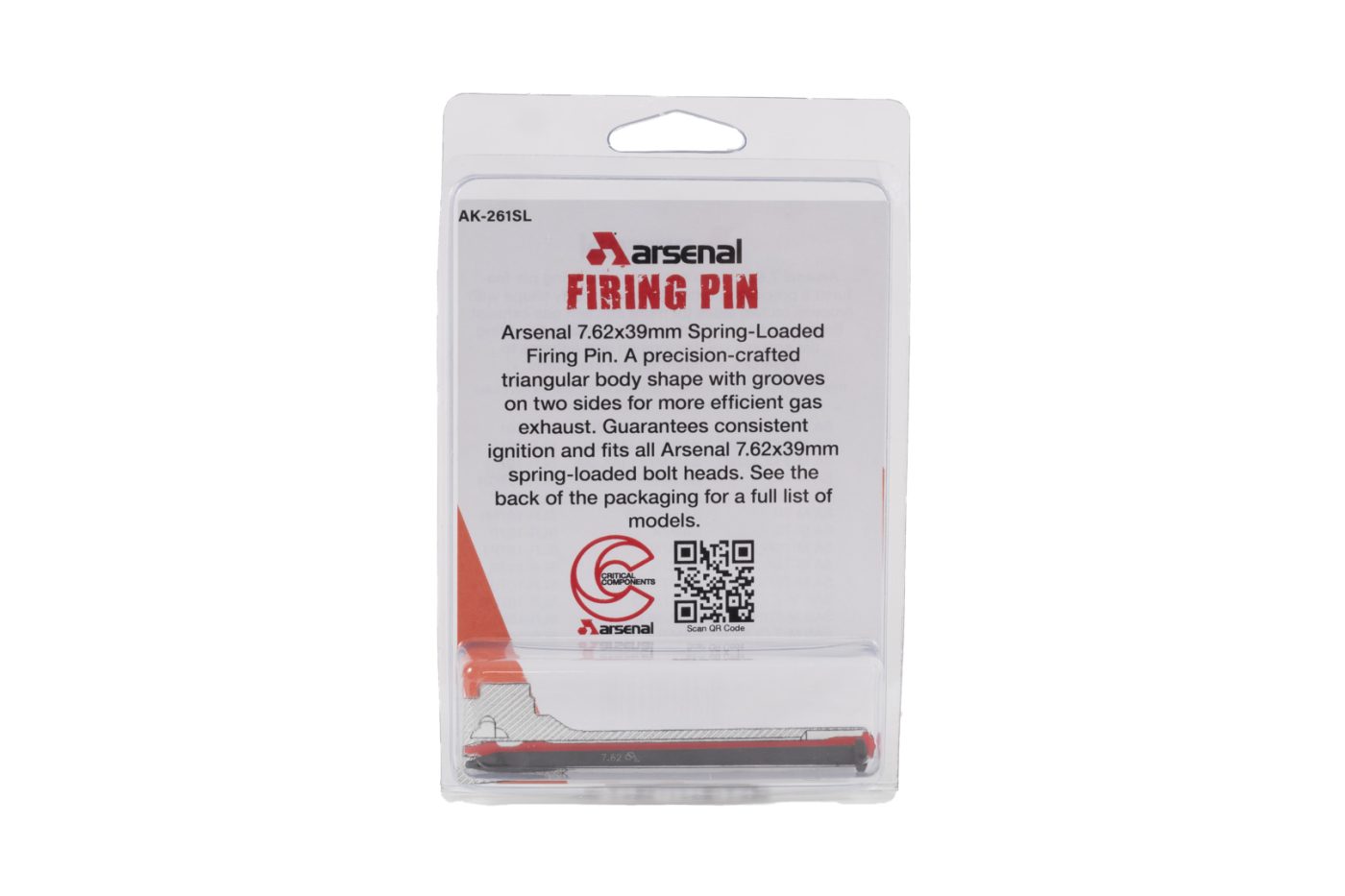 Spring Loaded Firing Pin 7.62x39mm