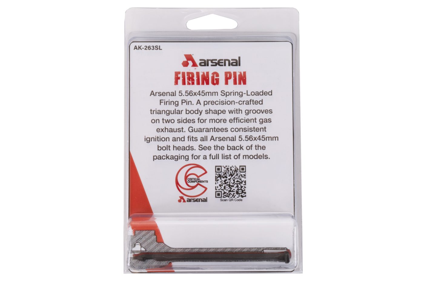 Spring Loaded Firing Pin 5.56x45mm