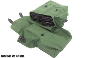 Arsenal Bulgaria Green Canvas 4 Magazine and Oil Bottle Pouch