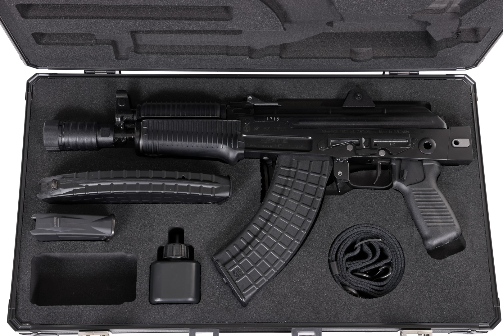 Arsenal Hard Case Right Side Folding Milled SBR CNC Hard Foam TSA