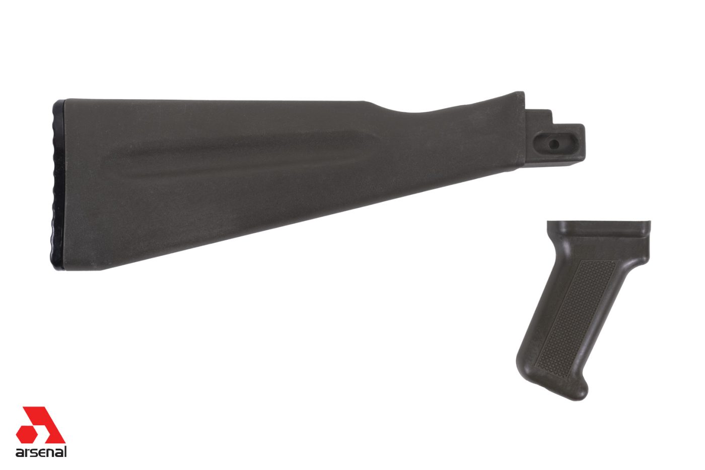 OD Green NATO Length Buttstock and Pistol Grip Set for Stamped Receivers