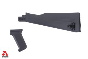 NATO Length Gray Buttstock Set for Stamped Receivers