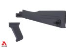 Warsaw Length Gray Buttstock and Pistol Grip Set for Stamped Receivers