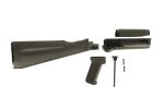 4 Piece OD Green Warsaw Length Mil Spec Buttstock Set for Stamped Receivers with Hardware