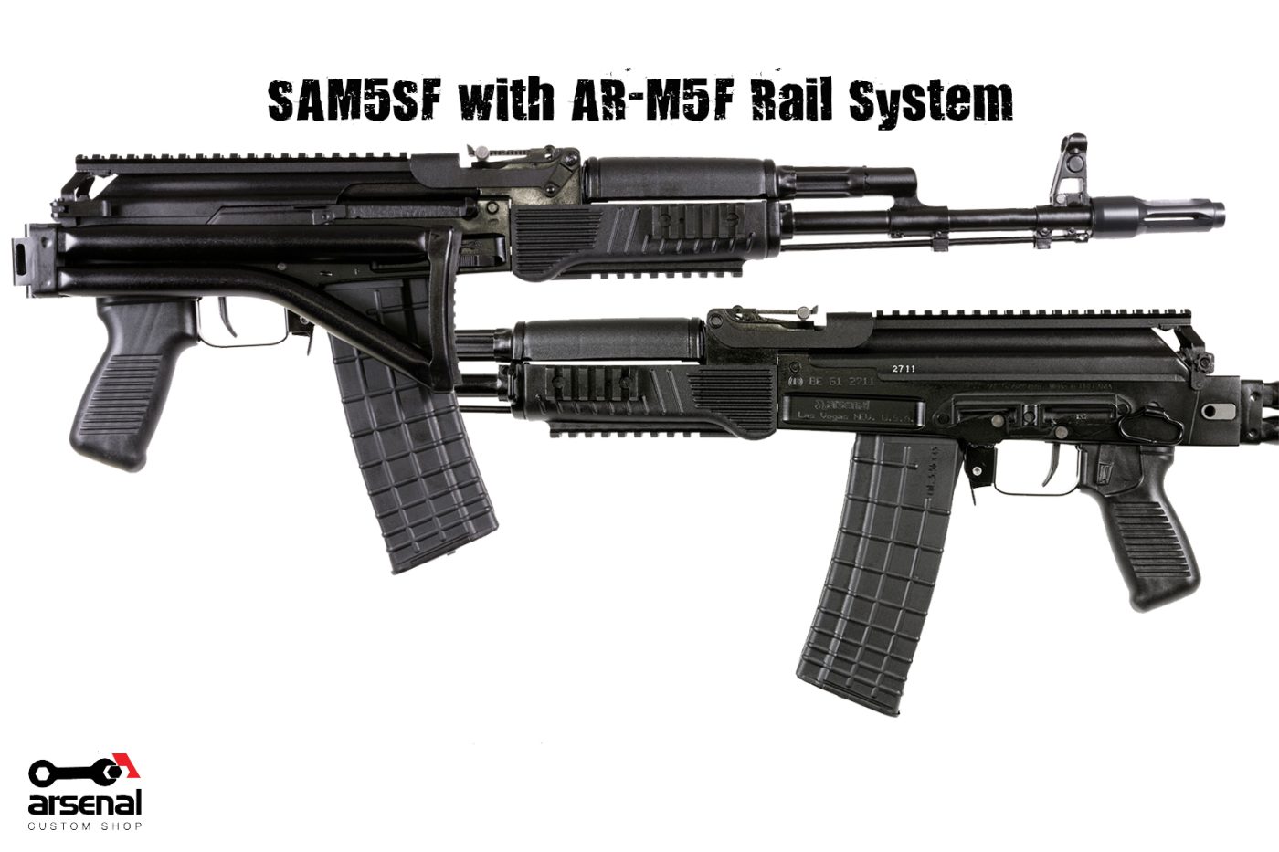 Arsenal Custom Shop SAM5SF Side Folding 5.56x45mm AK-47 Rifle with AR-M5F Rail System