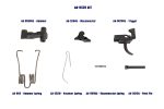 Double Stage Fire Control Group Set for Stamped or Milled Receiver