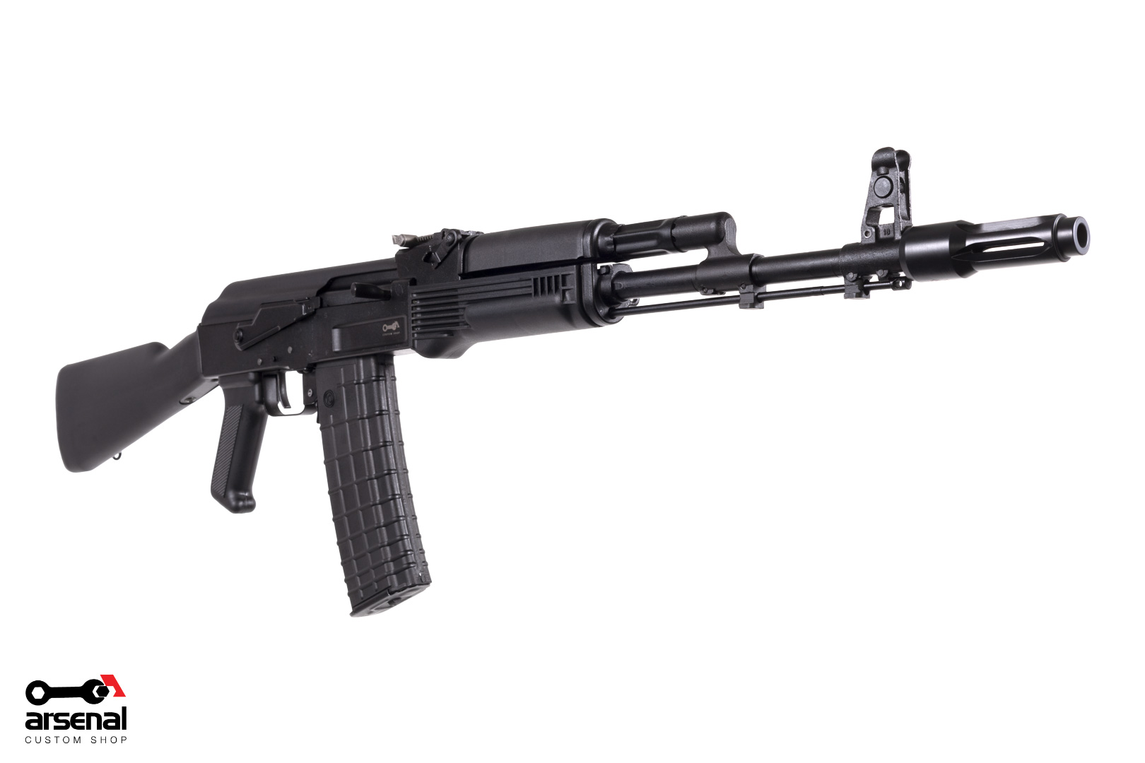SAM5 5.56x45mm Semi-Auto AK-47 Rifle with AK-74 FSB AK-133S Flash Hider and  30rd Mag - Arsenal Inc, image size:1620x1080
