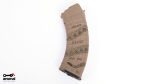 Arsenal Custom Shop & Avo “Don’t Tread On Me” Tan Cerakote & Laser Engraved M-47W 30rd Magazine