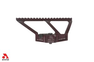 Scope Mount for AK Variant Rifles Including VEPR with Picatinny Rail, Plum