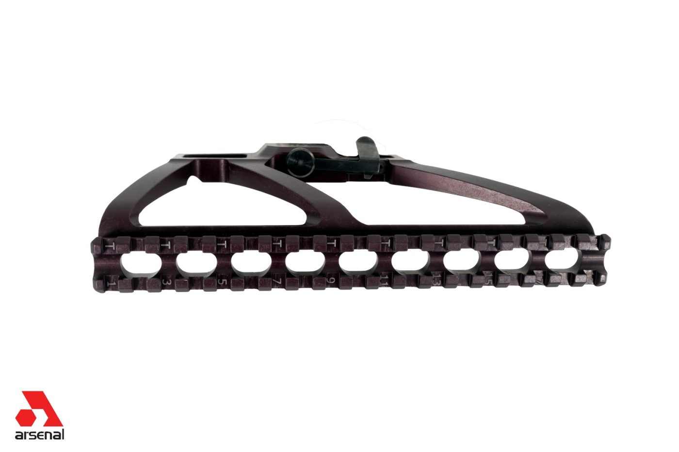 Scope Mount for AK Variant Rifles Including VEPR with Picatinny Rail, Plum