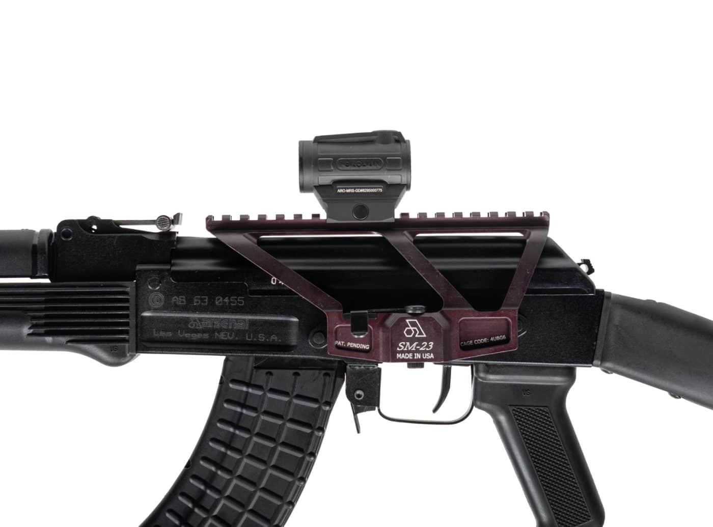 SM-23 AK-47 Scope Mount, Plum