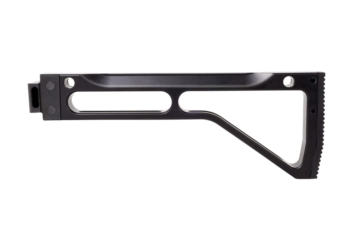 Side Folding Stock Assembly Machined Hard Anodized Aluminum