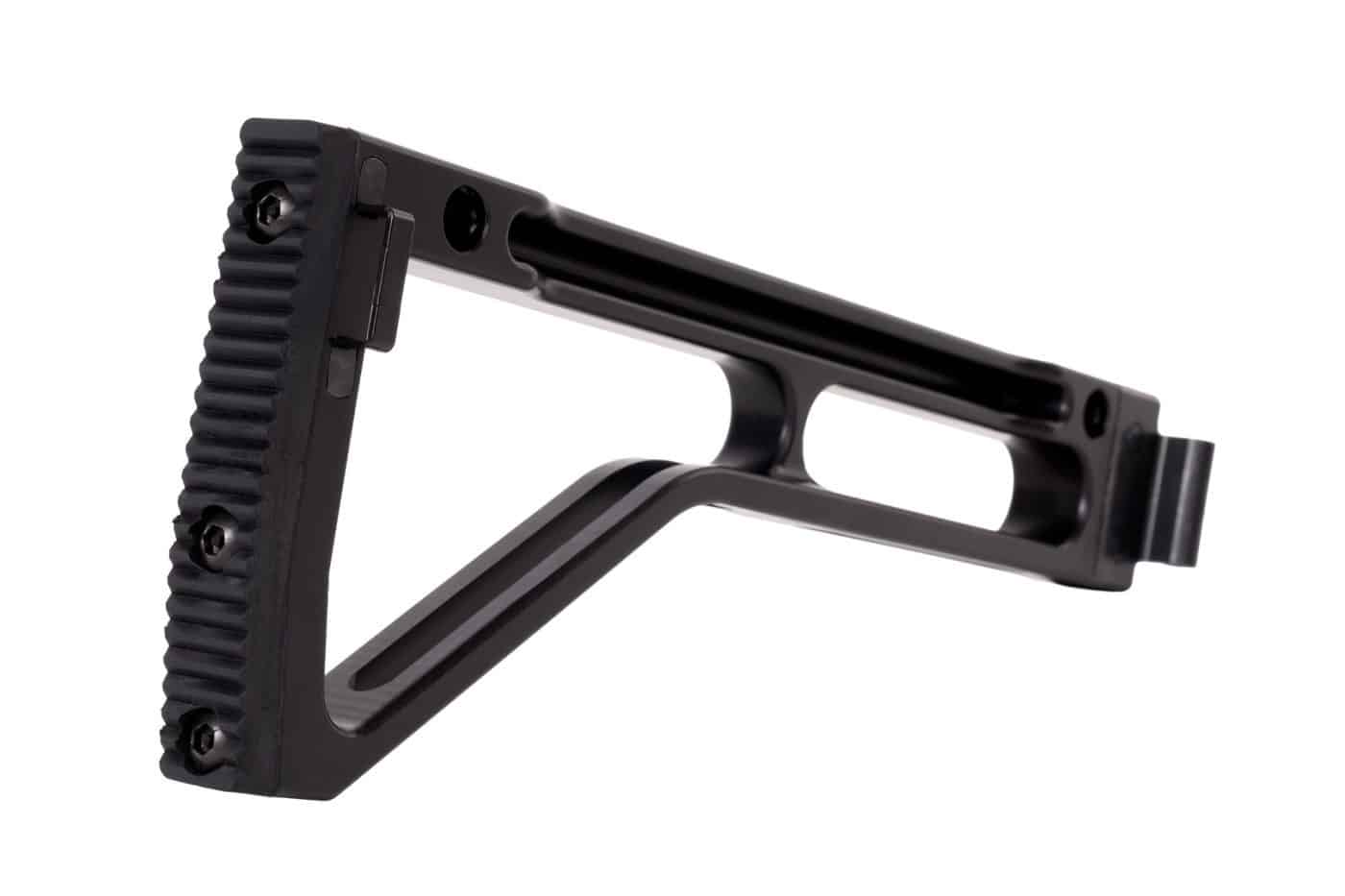 Side Folding Stock Assembly Machined Hard Anodized Aluminum