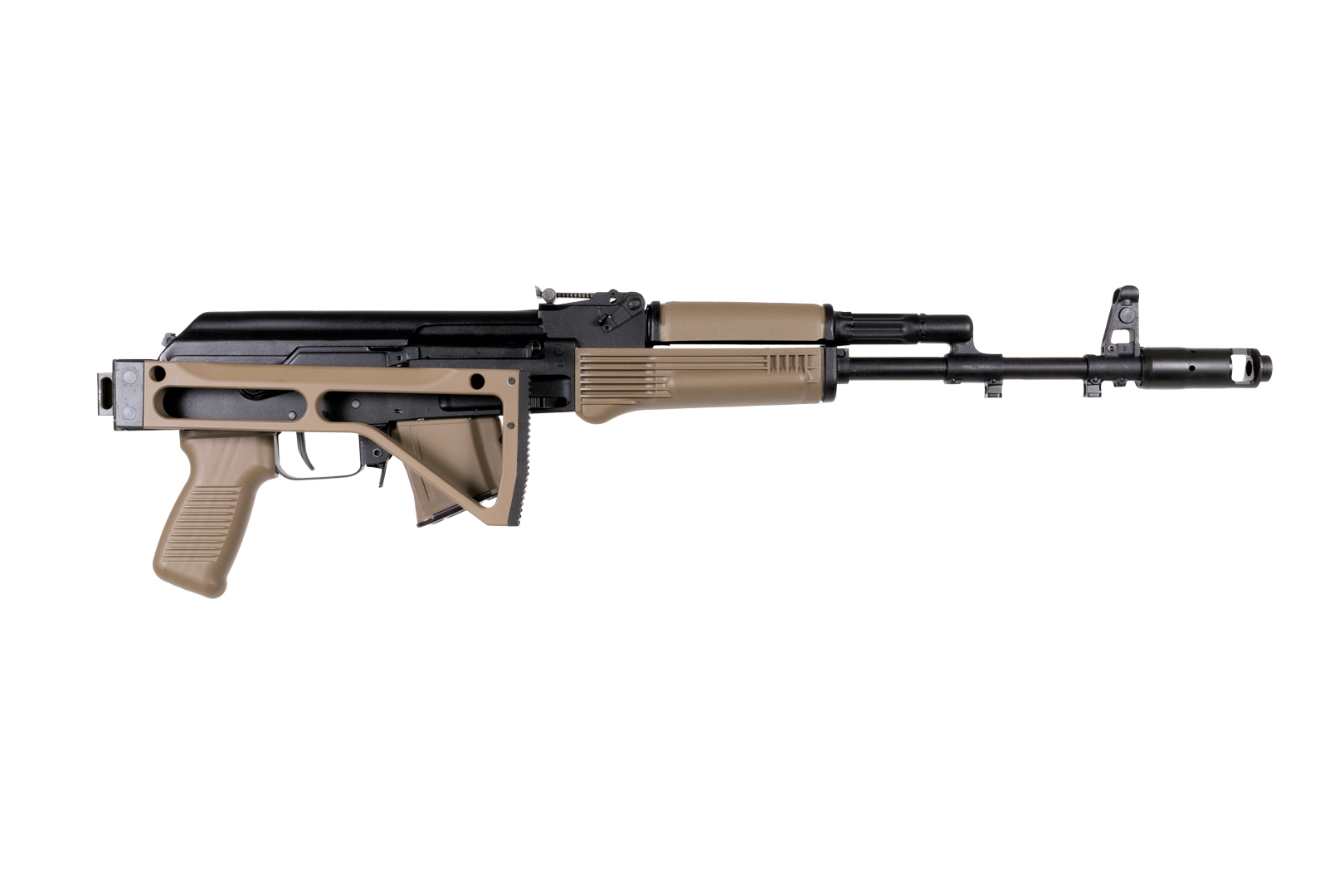 Arsenal SAM7SF-56 FDE 7.62x39 Side Folder — Superb Milled AK Rifle