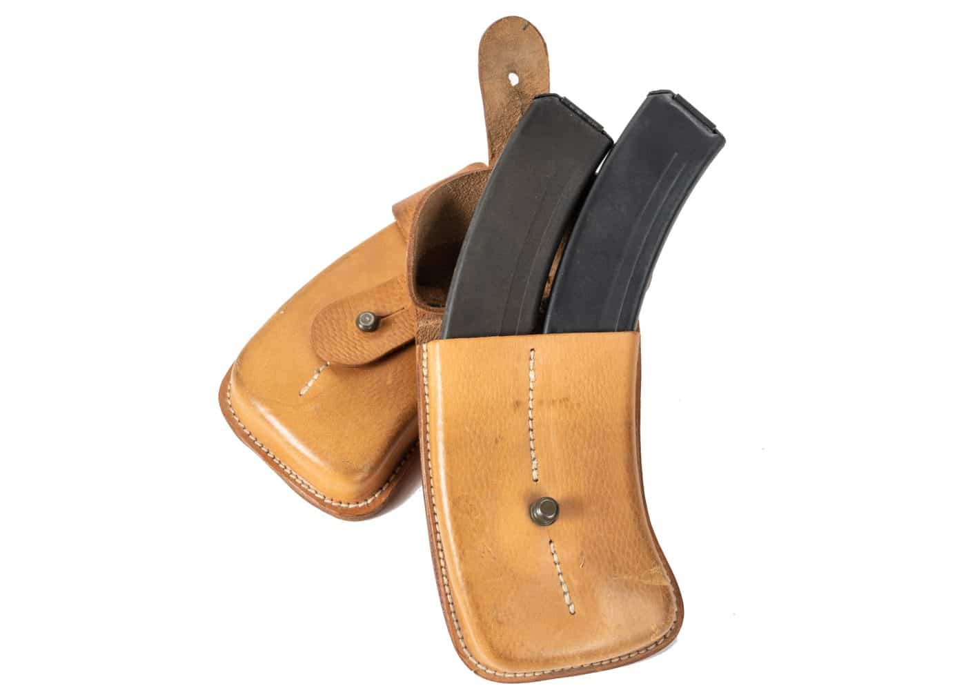 VZ 61 Skorpion Leather Magazine Pouch - Arsenal Inc