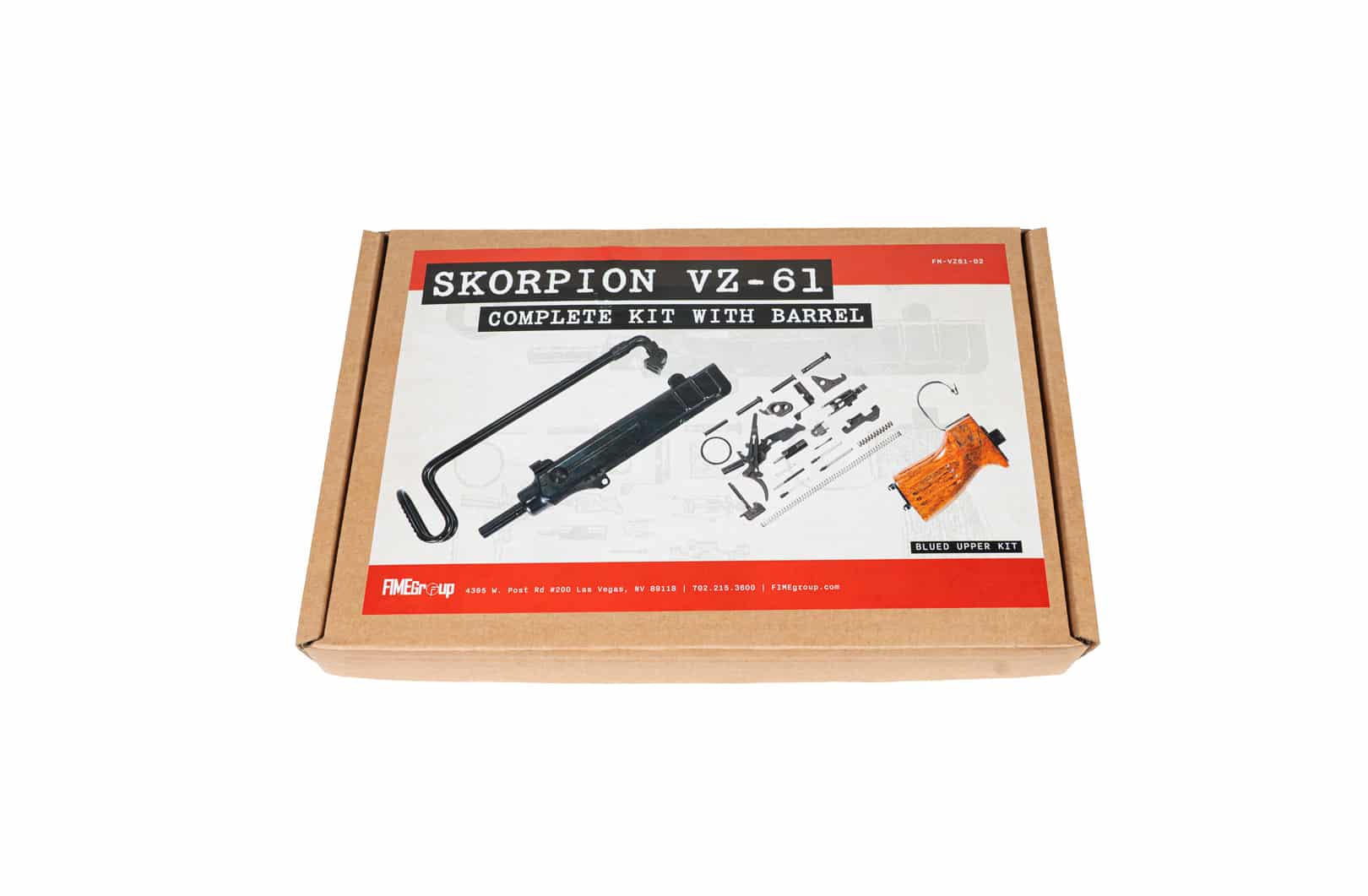 VZ 61 Skorpion Easy Build Kit With Barrel - Blued Frame - Arsenal Inc