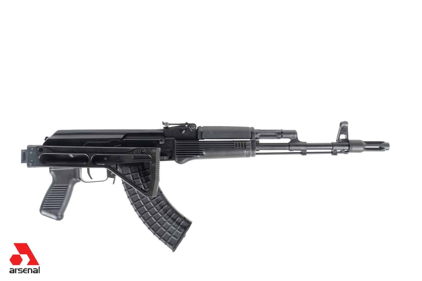 SAM7SF 7.62x39mm Semi-Auto AK-47 Rifle with Aluminum Side Folding Stock and Arsenal Hard Case Black