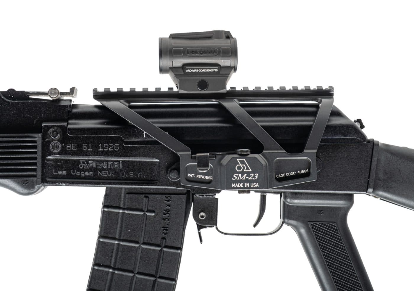 AK47 Scope Mount Cerakote Gray